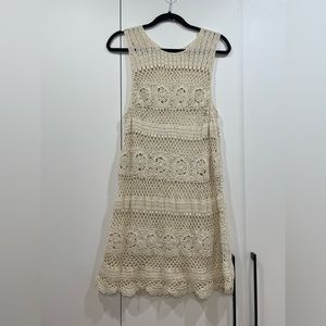 Abercrombie crochet swim cover up